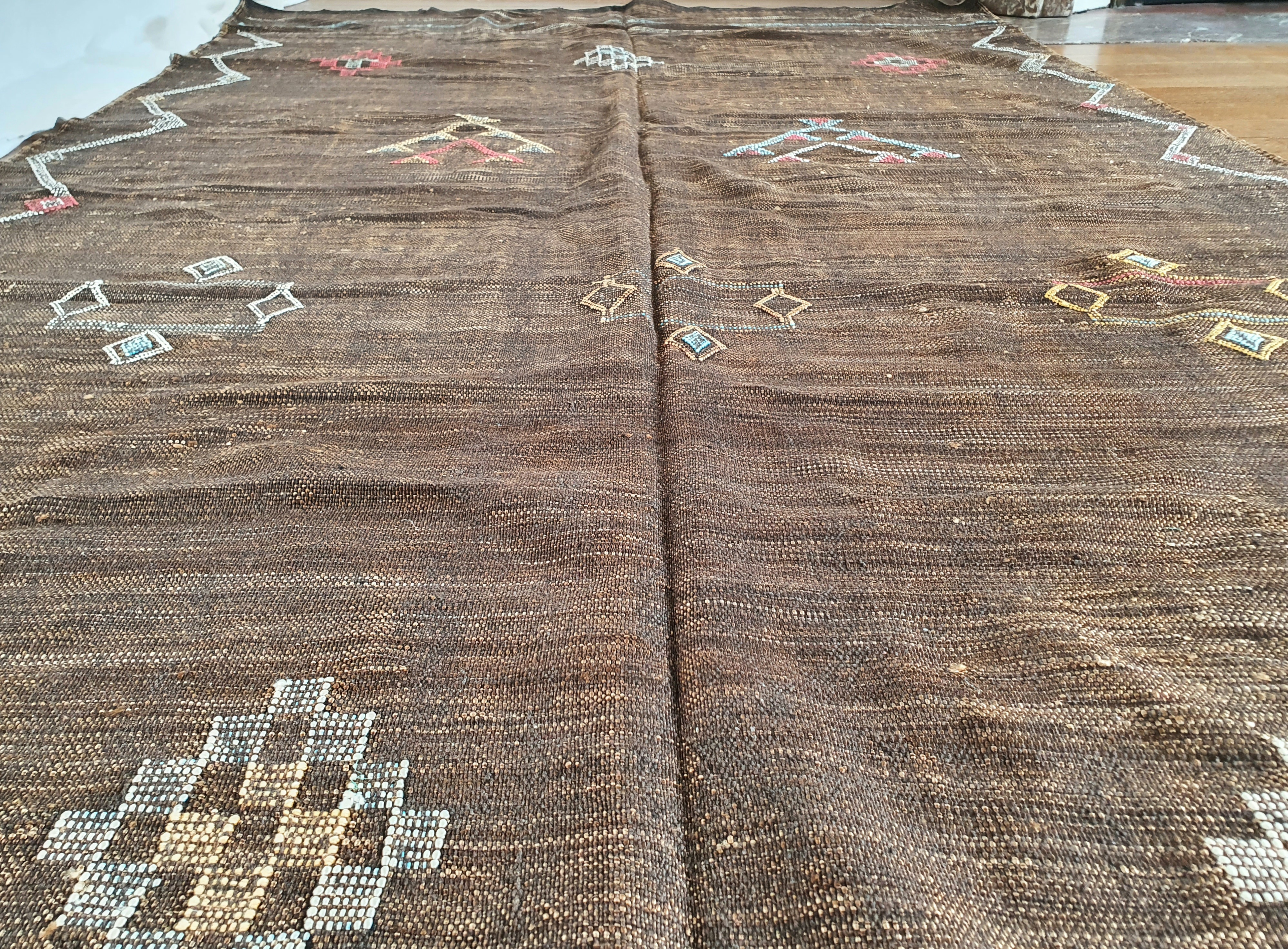 Authentic Moroccan kilim handmade carpet