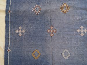Authentique tapis Sabra en soie de cactus idéal chambre d'enfant ou salon