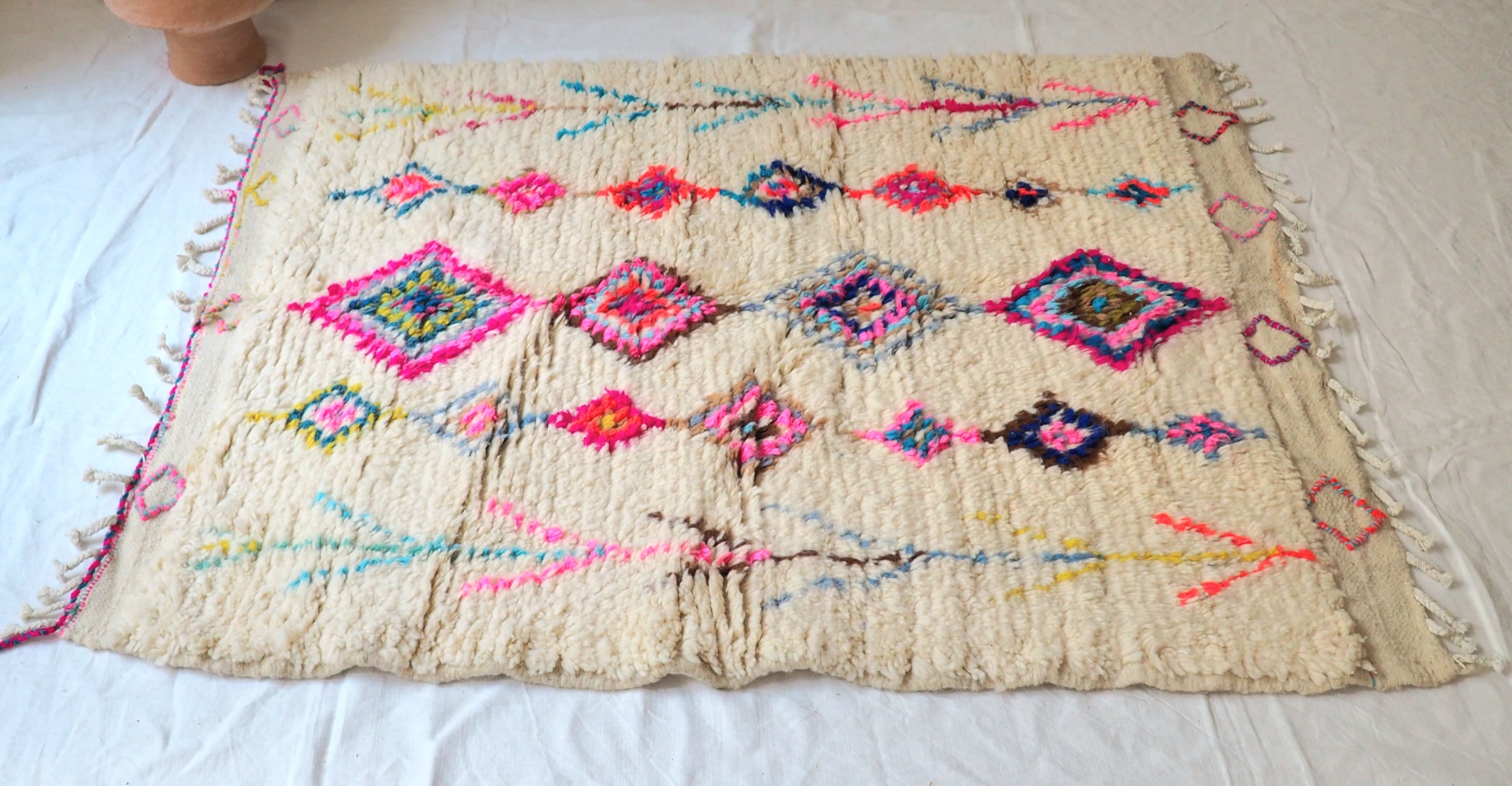 authentic berber moroccan handmade wool rug