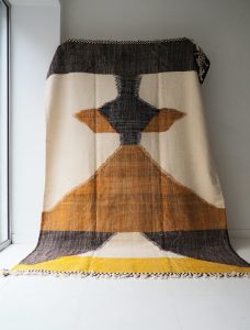 Tapis Marocain fait main 100% laine motifs graphiques