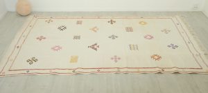 Berber Moroccan cactus silk carpet