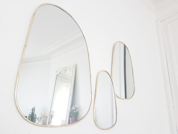 Miroirs asymétriques style vintage