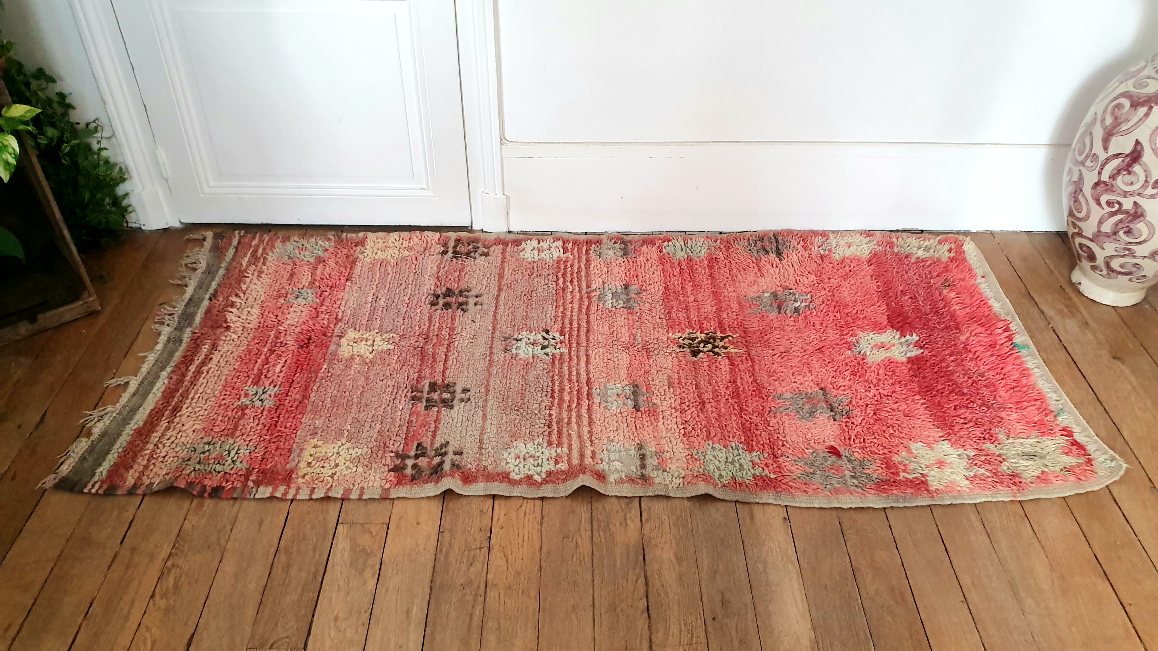 vintage handmade berber carpet