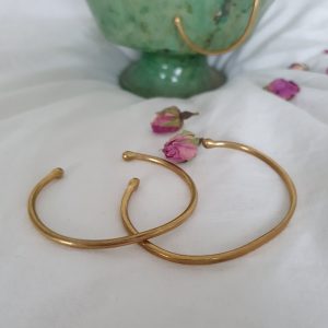 Joncs dorés pour femme