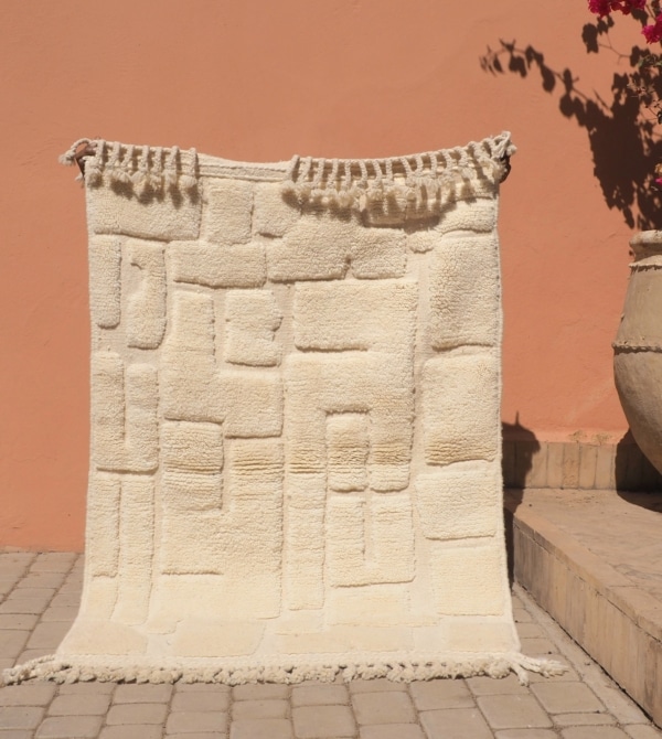 Authentique tapis Berbère fait main au Maroc 100% pure laine vierge de mouton