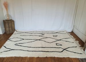 Authentic Moroccan wool rug