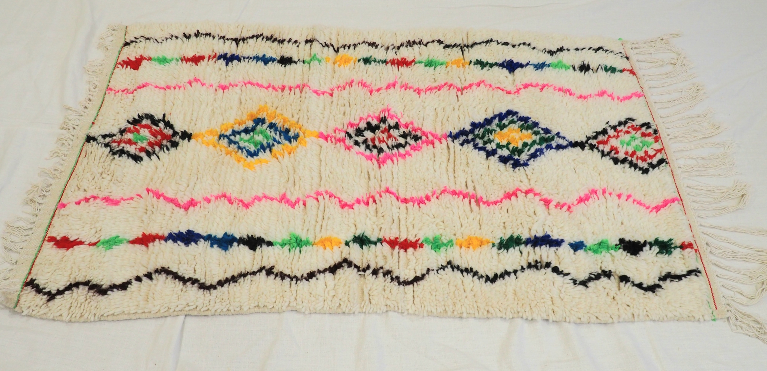 Authentic Berber Moroccan Azilal wwol carpet