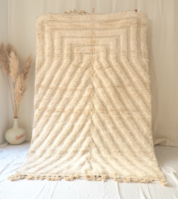 Tapis Berbère Marocain fait main 100% pure laine vierge de mouton