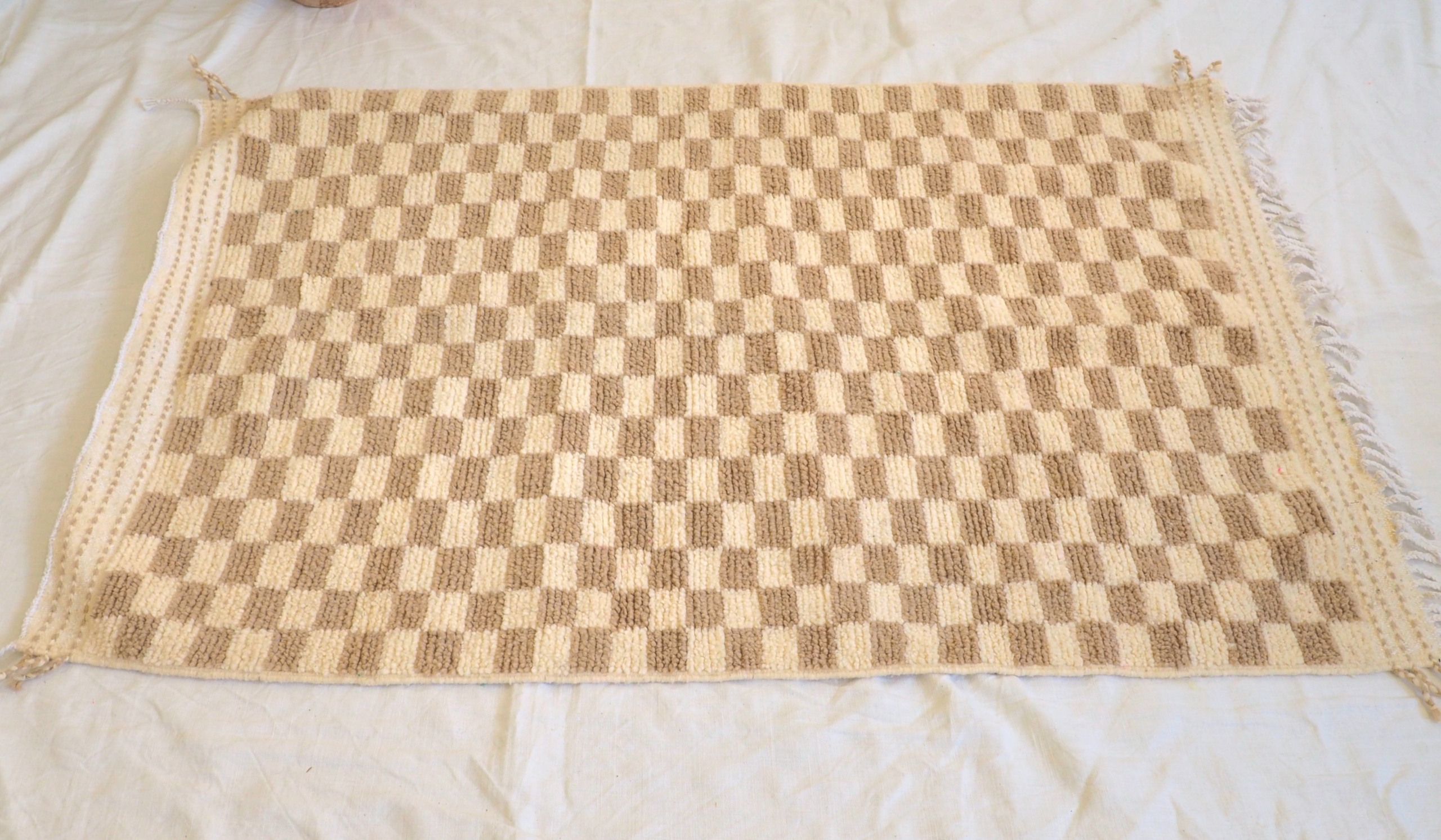 Authentic Berber Moroccan handmade wool rug