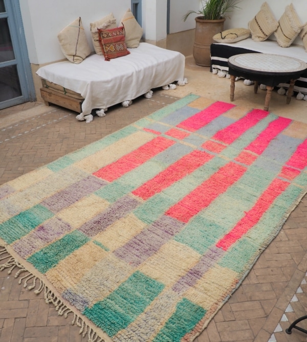 Tapis Berbère fait main au Maroc idéal chambre ou salon