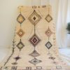 Grand tapis Berbère Marocain fait main en pure laine