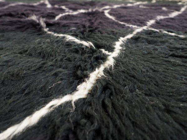 Tapis pure laine fait main au Maroc