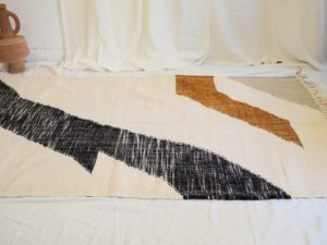 Authentic Berber Moroccan handmade wool rug