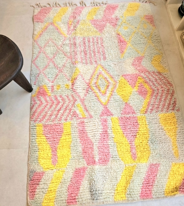 Tapis Berbère marocain fait main idéal chambre ou salon