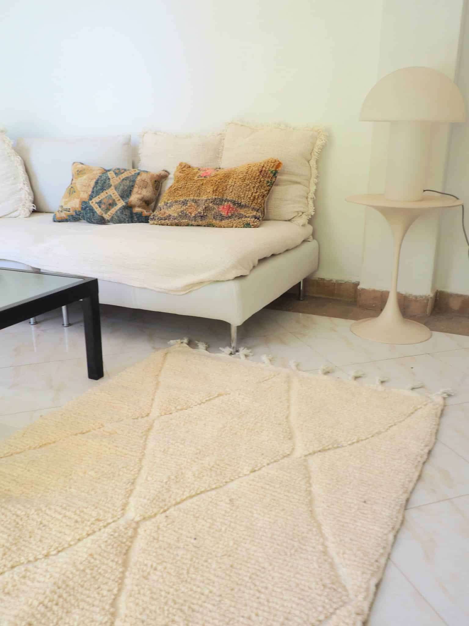 Tapis traditionnel du Moyen Atlas