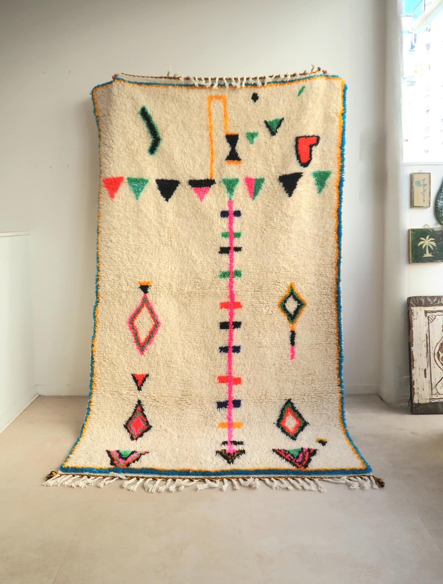 Tapis traditionnel du Moyen Atlas Azilal